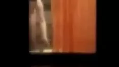 Odtwórz Podglądacz dorastający łabędzie przed szybą