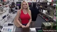 Play Blond hottie skyla novea gets spanged in the pawnbroker's shop for cash in
