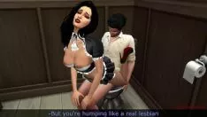 Play Tribade housemaid fucked by her emboss spell married woman is in process