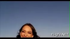 Play Beautiful missy is all but to get laid until she gets drained