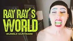 Riproduci Il porno di Ray ray diventa wyrd con la gomma!