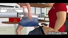 Reproducir Este viejo bebé caliente en 3D se tuerce en el viejo para que pueda correrse