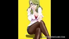 Odtwórz Gorące hentai, twój codzienny narkotyk z rajstop ecchi w dół nagrywania wideo 1