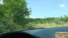 Odtwórz Rogaty autostopowicz zostaje ostro wyruchany przez Hannę sweetness.3