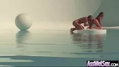 Play Curvey big wet oiled ass missy orifice fucked mov-20
