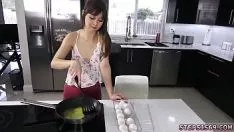 Play College adolescent dildo haoomp and two adolescents busy viciously fucked