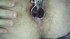 Play Prostate Orgasm with Anal Speculum and Cumshot