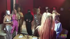 播放 服装派对变成野生的性爱狂欢与摩洛伊斯兰解放阵线的袜子