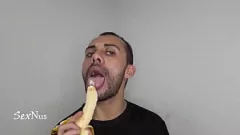 Redare Fetiș de fructe acoperit cu material seminal: delicioase îmbibate cu salivă